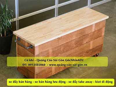 thiết kế xe đẩy bán hàng giá rẻ