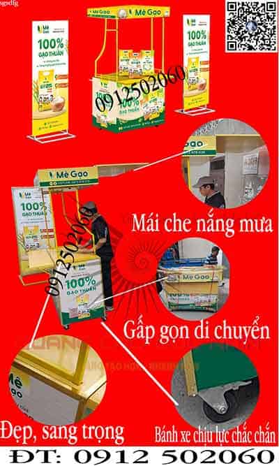 Quầy bán hàng gấp gọn