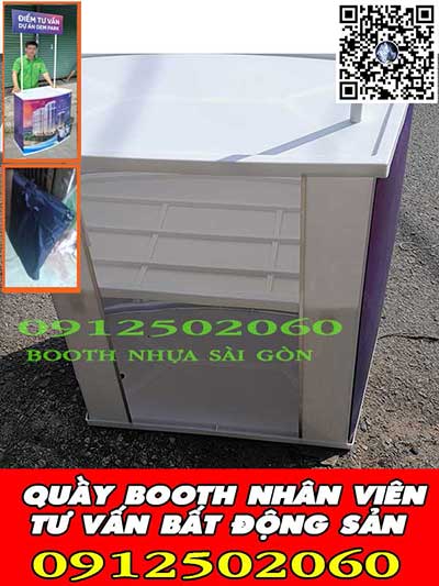 giá bán quầy booth sampling nhựa