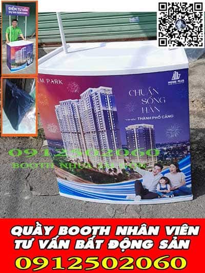 quầy booth nhựa