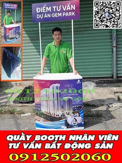 Quầy booth nhựa