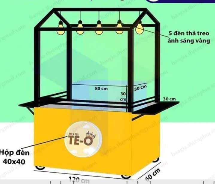 thiết kế xe bán hàng