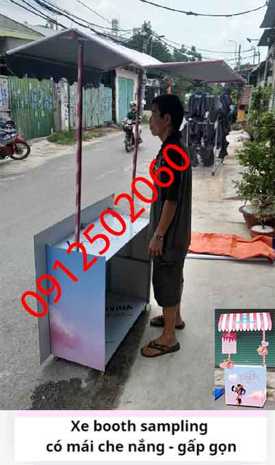 xe đẩy bán hàng