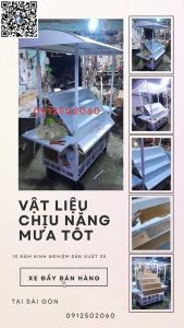 Sản xuất xe đẩy bán kẹo dẻo