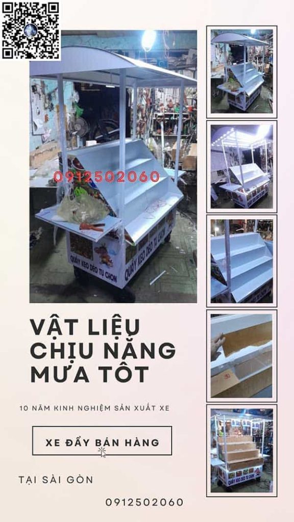 Sản xuất xe đẩy bán kẹo dẻo