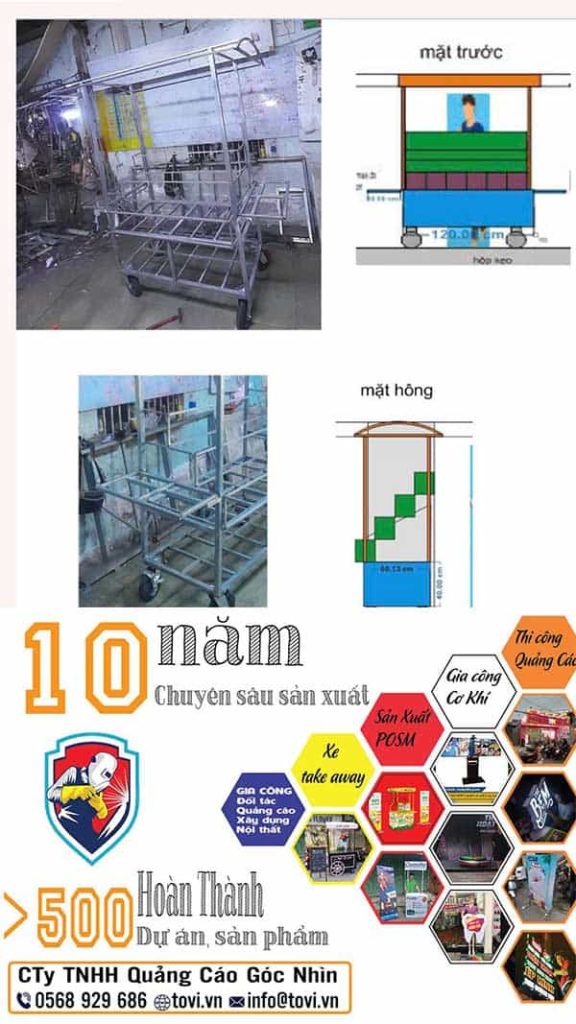 Xe kẹo dẻo có mái che