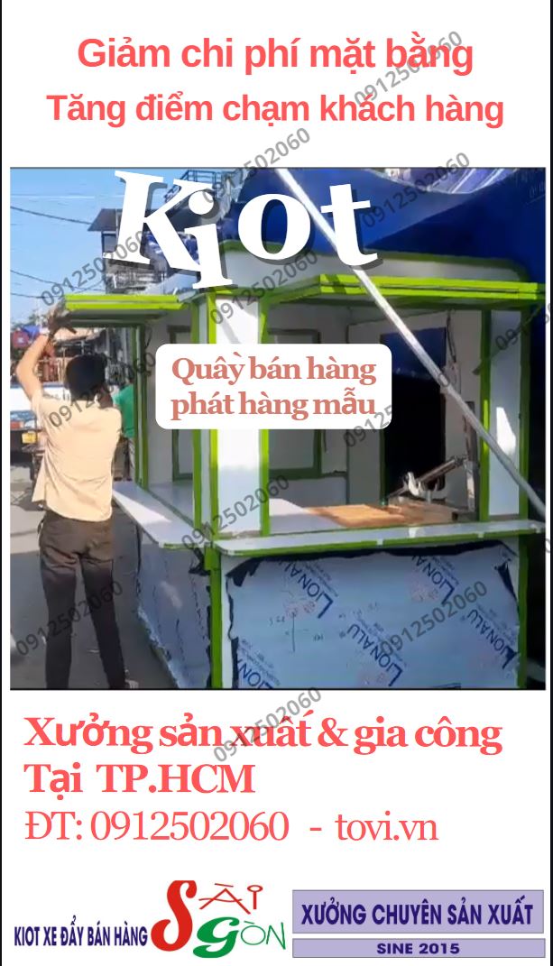kiot bán hàng di động góc nhìn
